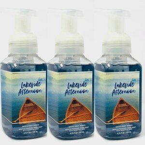 Bath & Body Works Lakeside Afternoon Gentle Foaming Hand Soap Set of 3